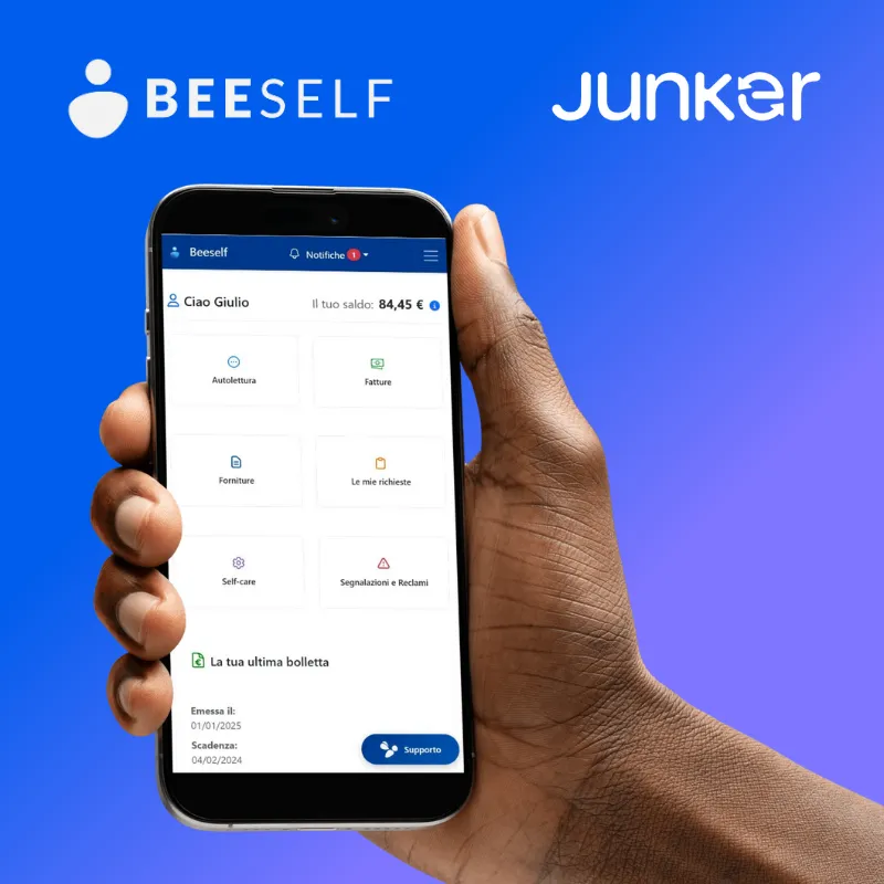 Junker Servizio Idrico Multiservizio Multiutilities Crm Self Caring Gestione Del Cliente Finale