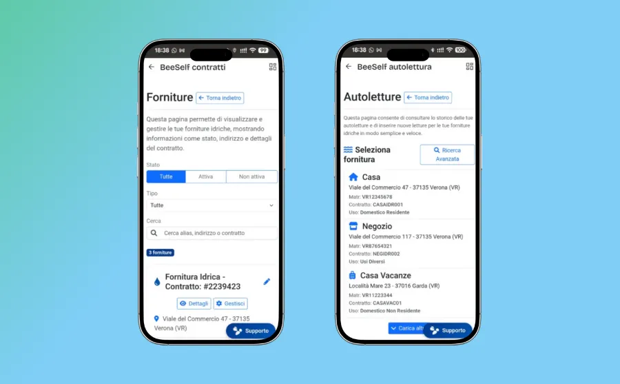 Sportello Online Servizio Idrico Integrato Junker Gestione Del Cliente CRM Self Caring