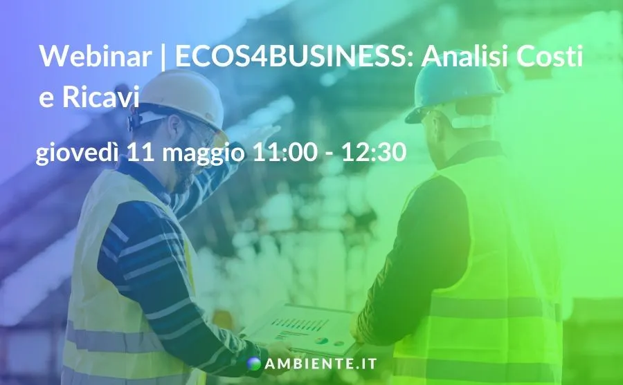ECOS4BUSINESS Analisi Costi e Ricavi per il controllo di gestione | Webinar giovedì 11 maggio 11:00 - 12:30